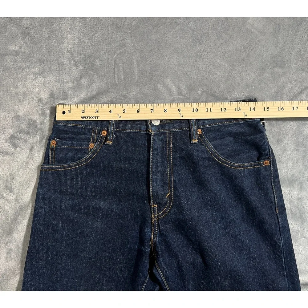 Levis 517 Jeans Mens 29x32 Slim Bootcut Dark Blue Western Cowboy Denim Rodeo
